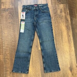 Wrangler Relaxed Bootcut Regular‎ Fit Blue Jeans Boys 14 NWT
